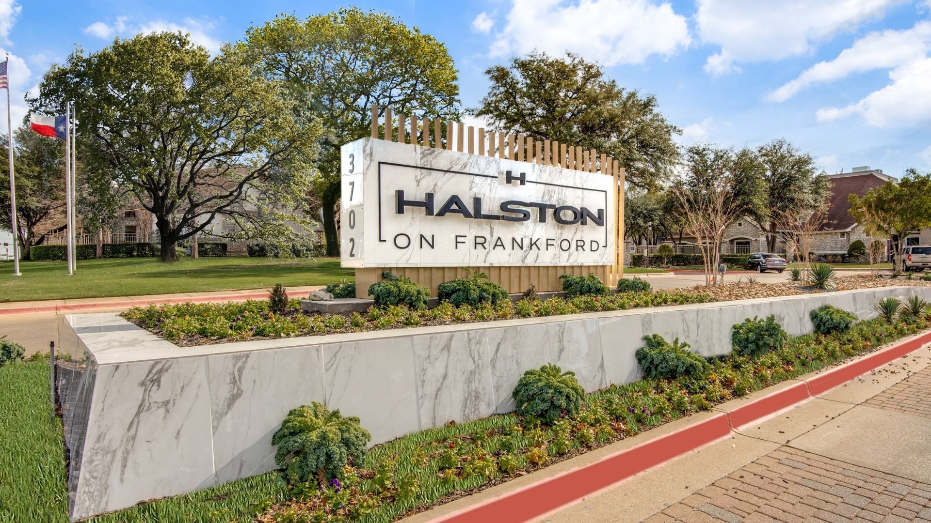 Halston Frankford New Renovated Monument sign 2021